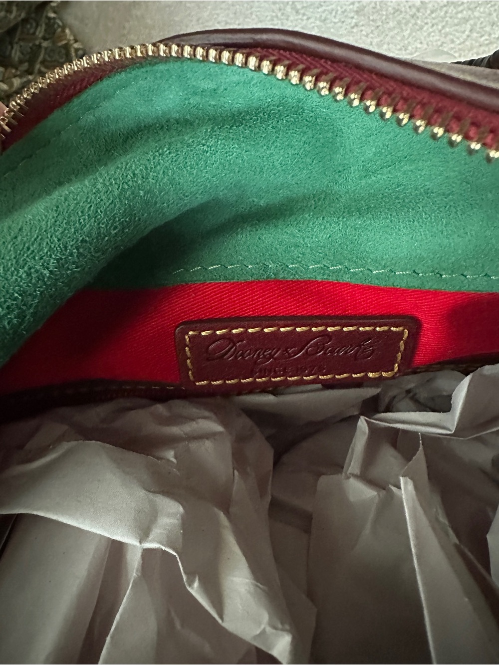 NWT- HTF Dooney & Bourke Florentine
Satchel - Bordeaux - Picture 7 of 9